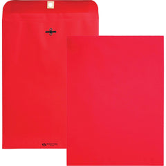ENVELOPE CLASP 9X12 IN RED QUA38734 BX OF 10
