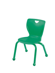 CHAIR - CLASSROOM SELECT - CONTEMPORARY 4-LEG - 8 IN - SPECIFY SEAT AND BACK COLOR - SPECIFY FRAME COLOR - BALL GLIDE - MATCHING POWDERCOAT