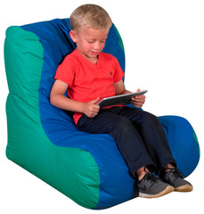 CHAIR SCHOOL AGE HIGH BACK SEATING BLUE/GREEN