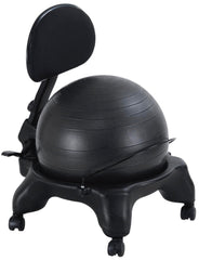 CHAIR ADJUSTABLE FIT/BALL CHAIR BLACK