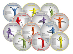 SPOT MARKER HOTSPOTS HOOPS SET OF 12