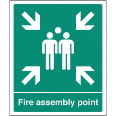 Sign Fire Assembly Point 250X300Mm
