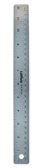 RULER 12 INCH -STAINLESS STEEL - SCHOOL SMART