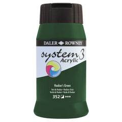 System 3 Acrylic 500Ml Hookers Grn