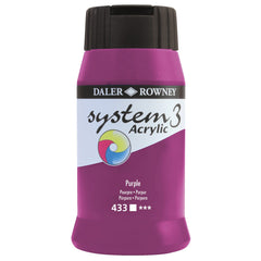 System 3 Acrylic 500Ml Purple