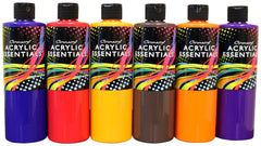 PAINT ACRYLIC CHROMACRYL ESSENTIALS PINT ASST SECONDARY COLORS SET OF 6