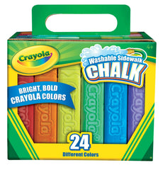 CHALK WASHABLE SIDEWALK CRAYOLA SET OF 24