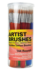 BRUSH CLASSROOM VALUE GOLD TAKLON ROUOND SET OF 144