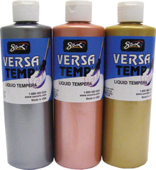 PAINT TEMPERA HB SAX VERSATEMP PINT ASST METALLIC SET OF 3