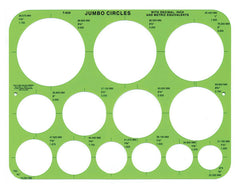TEMPLATE 13 CIRCLES WESTCOTT