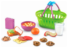 PLAY FOOD NEW SPROUTS LUNCH BASKET - SET OF 18
