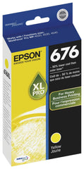 CARTRIDGE INK TONER EPSON 676XL YELLOW EPST676XL420
