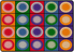 FLAGSHIP CARPETS - DOT SPOTS - 5 FT 10 IN X 8 FT 4 IN RECTANGLE - PRIMARY