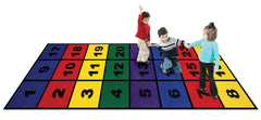 FLAGSHIP CARPETS - NUMBER BLOCKS - 6 FT X 8 FT RECTANGLE