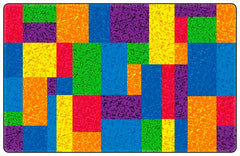 FLAGSHIP CARPETS - TERRIFIC SQUARES - 6 FT X 8 FT 4 IN RECTANGLE