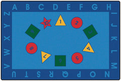 CARPETS FOR KIDS - KIDSVALUE PLUS EARLY LEARNING - 6 FT X 9 FT RECTANGLE