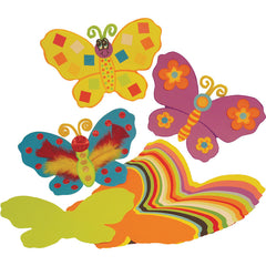 Paper Shape-Jumbo Butterflies Pk100