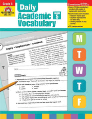 WORKBOOK - DAILY ACADEMIC VOCABULARY GRADE 5
