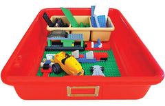 SHIRLEY KS T-181 STORAGE BIN - 16 L X 12 W X 4 H - RED - EACH