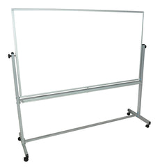 MARKERBOARD - LUXOR WORKSPACES - REVERSIBLE MAGNETIC WHITEBOARD - MOBILE - 72 W X 40 H IN