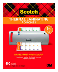 LAMINATING POUCH - SCOTCH LETTER SIZE 9 X 11-1/2 INCH - 3MIL - PACK OF 200