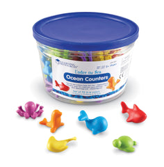 COUNTERS UNDER THE SEA OCEAN COUNTERS AGES 3+ SET OF 72