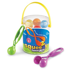 PLAY TWEEZERS SQUEEZY TWEEZERS AGES 3+ SET OF 6
