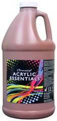 PAINT ACRYLIC CHROMACRYL ESSENTIALS BURNT SIENNA HALF GALLON