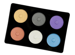 PAINT TEMPERA CAKES RICHESON MINI ASST METALLIC TRAY SET OF 6