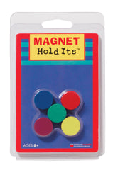 MAGNETS SMALL CERAMIC DISCS 3/4 IN ASSORTED COLORS SET OF 10