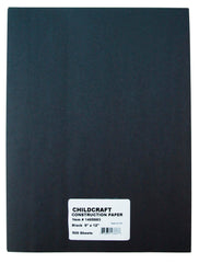 PAPER CONSTRUCTION CHILDCRAFT BLACK 9X12 LIGHT WEIGHT PACK OF 500