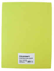 PAPER CONSTRUCTION CHILDCRAFT YELLOW 9X12 LIGHT WEIGHT PACK OF 500