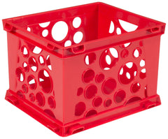 CONTAINER STORAGE STOREX MINI CRATE RED
