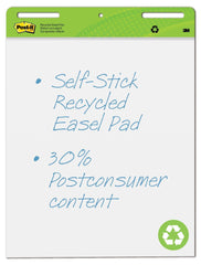 PAPER EASEL POST IT RECYCLED 25X30 UNRULED WHITE PK OF 2