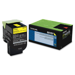 CARTRIDGE INK TONER LEXMARK LEX80C1SY0 YELLOW