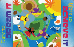 FLAGSHIP CARPETS - DARE TO DREAM - 5 FT X 8 FT RECTANGLE