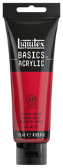 PAINT ACRYLIC LIQUITEX BASICS NAPTHOL CRIMSON 4 OZ