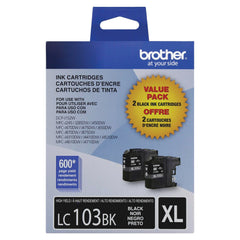 CARTRIDGE INK TONER BROTHER BRTLC1032PKS BLACK PK OF 2