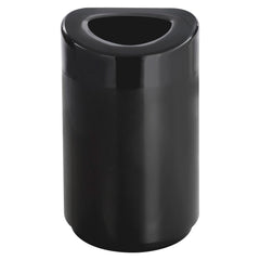 RECEPTACLE OPEN TOP 30GALLON BLACK