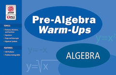 PRE-ALG WARM UPS - ALGEBRA