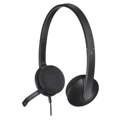 HEADSET ON-EAR USB BLACK LOGITECH H340 LOG981000507