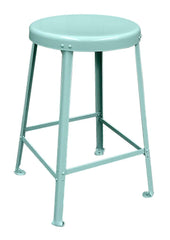 STOOL - MONTISA - ELTON SERIES ANGLE LEG - METAL SEAT - 20 IN - SPECIFY FRAME COLOR
