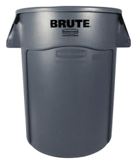 RECEPTACLE - BRUTE VENTED UTILITY CONTAINER - 44 GALLON CAPACITY - GRAY COLOR - EACH