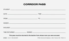 PAD COMMUNICATION CORRIDOR PASS 3X5 10PD/PKG EACH