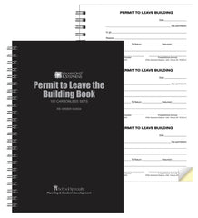 BOOK COMMUNICATION PERMIT TO LEAVE BUILDING -MT 5 1/2X8 5/8 W/C CBLS EACH