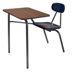 DESK - CLASSROOM SELECT - ROYAL SEATING 4400 4-LEG COMBO - LAMINATE - T-MOLD - BLACK - SPECIFY SEAT AND BACK COLOR - SPECIFY TOP COLOR - SPECIFY EDGE COLOR