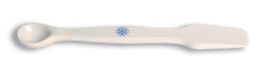 SPATULA W/SPOON PORCELAIN 100MM 0.1 ML