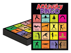 PHYSICAL ACTIVITY BINGO GAME - SET OF 35 CARDS