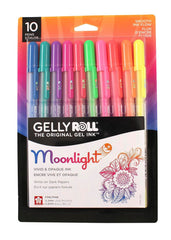 PENS SAKURA GELLY ROLL MOONLIGHT PENS FINE SET OF 10
