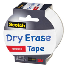 TAPE DRY ERASE REMOVABLE WHITE 1.88 IN X 5 YD 1 ROLL